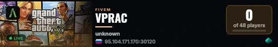 VPRAC live status badge