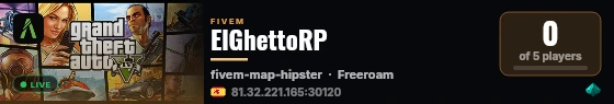 ElGhettoRP live status badge
