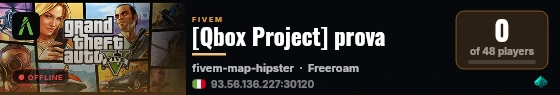 [Qbox Project] prova live status badge