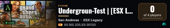 Undergroun-Test | [ESX Legacy] live status badge