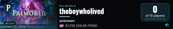 theboywholived live status badge