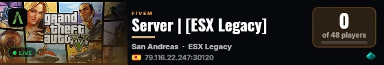 Server | [ESX Legacy] live status badge