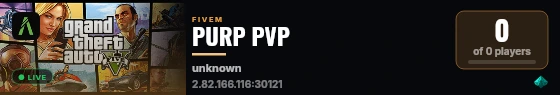 PURP PVP live status badge