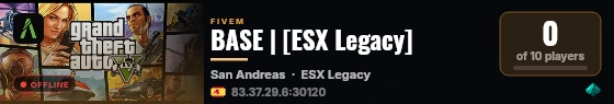 BASE | [ESX Legacy] live status badge