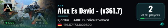 Alex Es David - (v361.7) live status badge