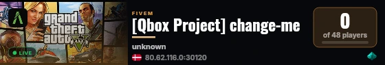 [Qbox Project] change-me live status badge