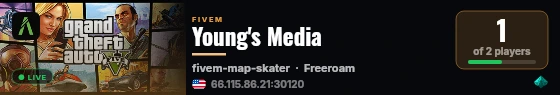 Young's Media live status badge
