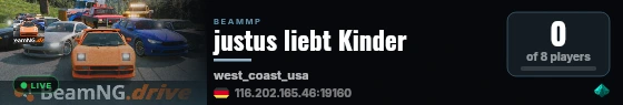 justus liebt Kinder live status badge