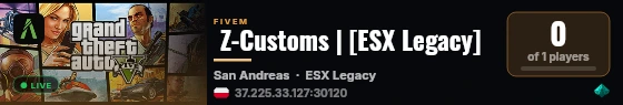  Z-Customs | [ESX Legacy] live status badge