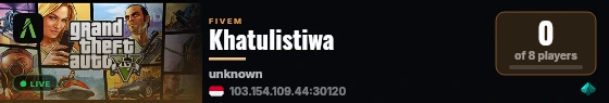 Khatulistiwa live status badge