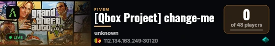 [QBCore Framework] change-me live status badge