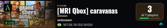 [MRI Qbox] caravanas live status badge