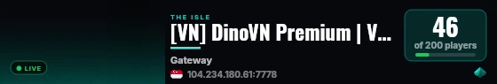 [VN] DinoVN Premium | Voice Chat | No Rules live status badge