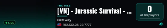 [VN] - Jurassic Survival - DevBut06 live status badge