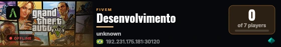 Desenvolvimento live status badge