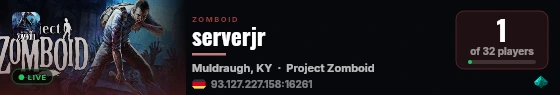 serverjr live status badge