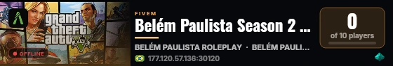 Belém Paulista Season 2 - Aguarde live status badge