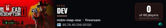 DEV live status badge