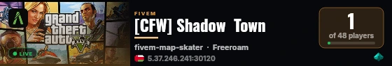 [CFW] Shadow  Town live status badge