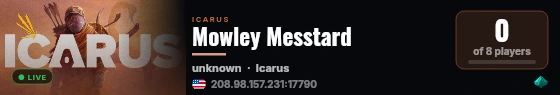 Mowley Messtard live status badge