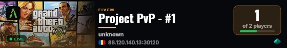 Project PvP - #1 live status badge
