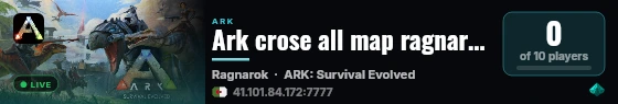 Ark crose all map ragnarock fadikfat promax - (v358.24) live status badge