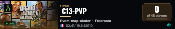  C13-PVP live status badge