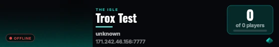 Trox Test live status badge