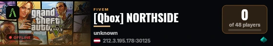 [Qbox] NORTHSIDE live status badge