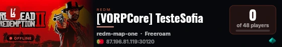 [VORPCore] TesteSofia live status badge