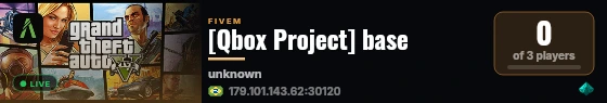 [Qbox Project] base live status badge