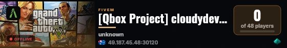 [Qbox Project] cloudydevlog live status badge