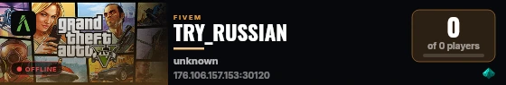 TRY_RUSSIAN live status badge