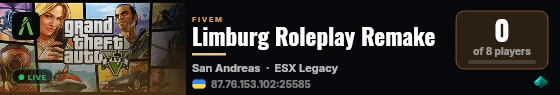 Limburg Roleplay Remake live status badge