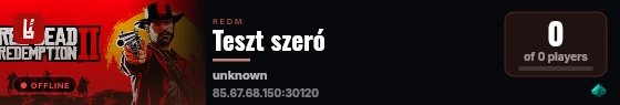 Teszt szeró live status badge