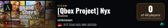 [Qbox Project] Nyx live status badge