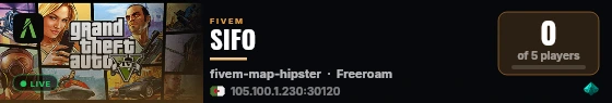 SIFO live status badge
