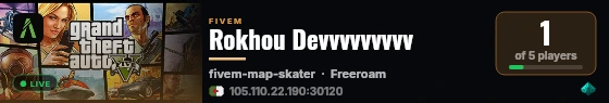 Rokhou Devvvvvvvvv live status badge