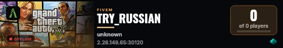 TRY_RUSSIAN live status badge