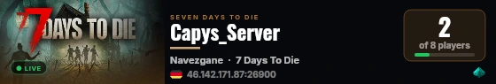 Capys_Server live status badge