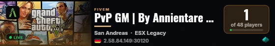 PvP GM | By Annientare Shop live status badge