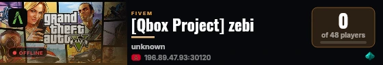 [Qbox Project] zebi live status badge