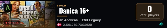  Danica 16+  live status badge