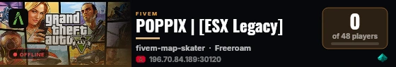 POPPIX | [ESX Legacy] live status badge