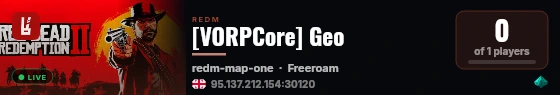 [VORPCore] Geo_Geo live status badge