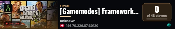 [Gamemodes] Framework Dev live status badge