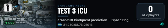 TEST 3 ICU live status badge
