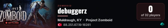 debuggerz live status badge