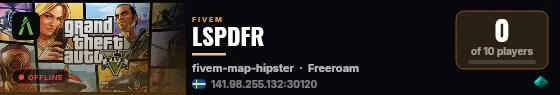 LSPDFR live status badge