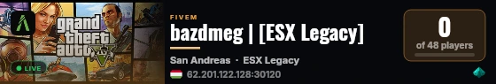 bazdmeg | [ESX Legacy] live status badge